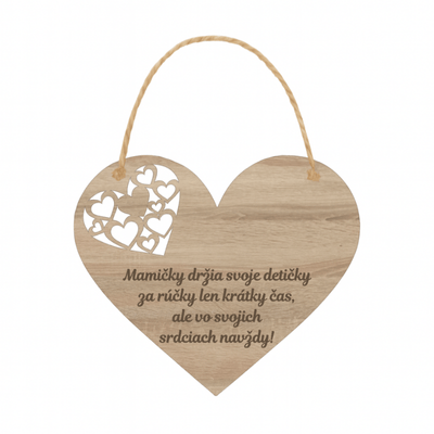 Drevené srdce – Mamičke