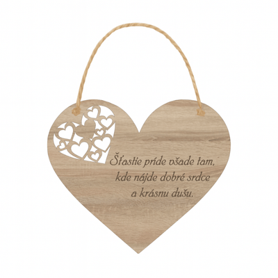 Drevené srdce – Šťastie praje dobrým srdciam