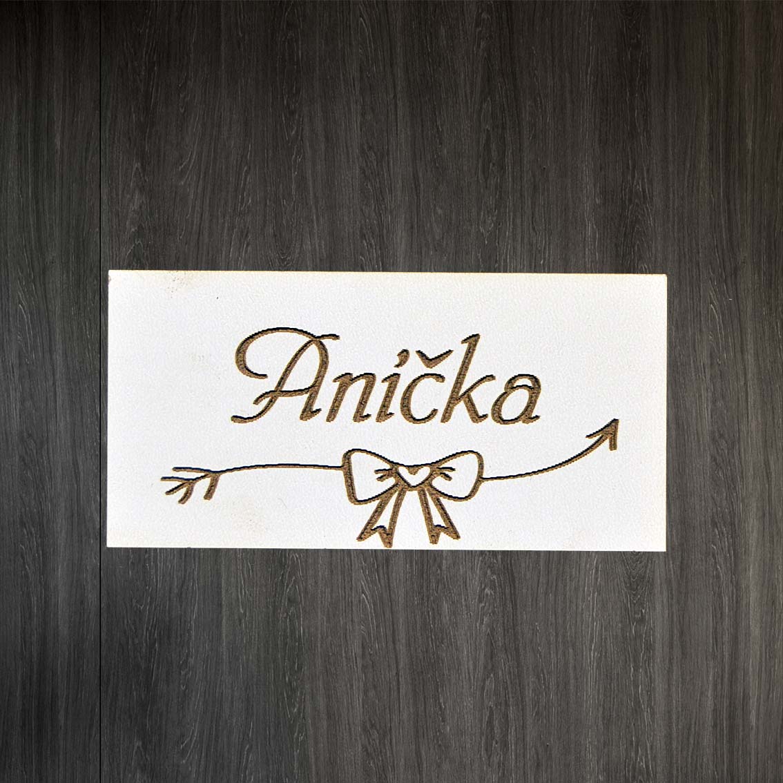 Svadobná menovka - Plaketka