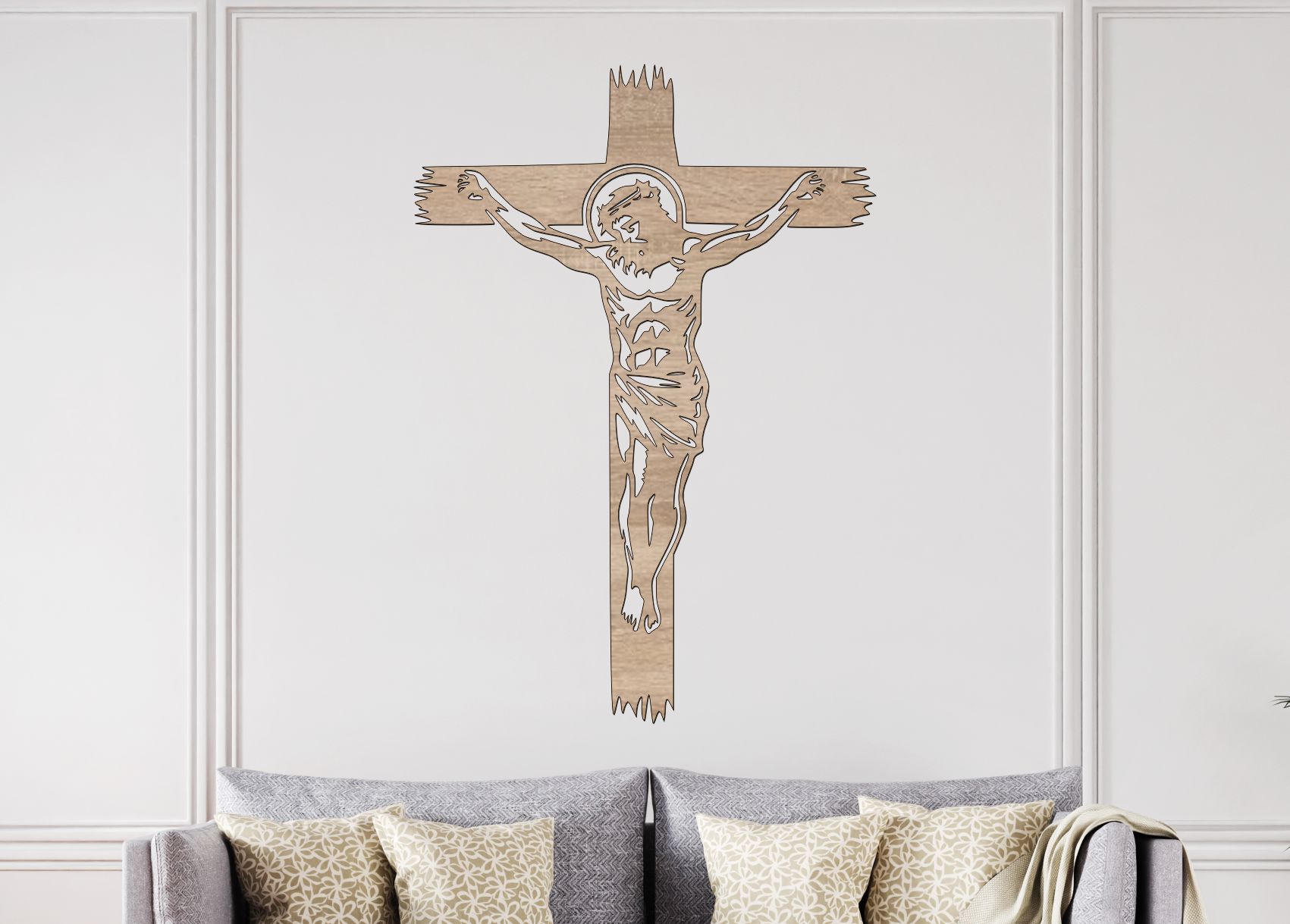 Drevený obraz na stenu – Ježiš Kristus