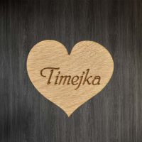 Svadobná menovka - Srdiečko