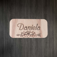 Svadobná menovka - Plaketka