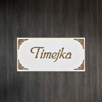 Svadobná menovka - Plaketka