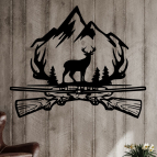 Drevený obraz – Mačka vykúkajúca spoza rohu