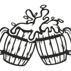 Na zdravie – Drevený obraz s pivom