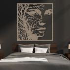 Drevený obraz na stenu – Tvár emócie