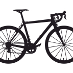 Drevený obraz - cestný bicykel na stenu