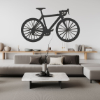 Drevený obraz - cestný bicykel na stenu