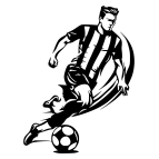 Drevený obraz – Strela na bránu