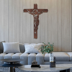 Drevený obraz na stenu – Ježiš Kristus