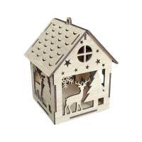 Drevený domček na zavesenie - Jeleň
