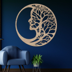 Strom života Silueta prírody