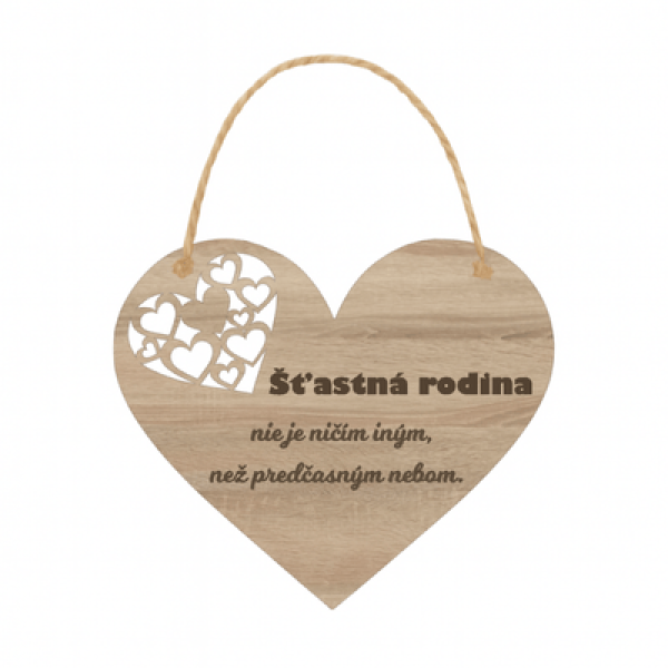 Drevené srdce – Šťastná rodina nie je ničím iným než predčasným nebom