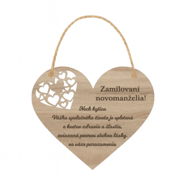 Drevené srdce – Zamilovaní novomanželia