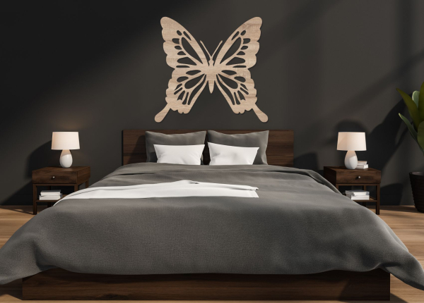 Drevený obraz – Motýľ