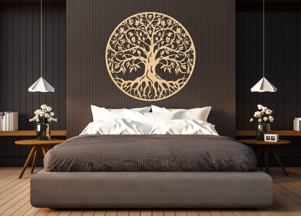 Drevený obraz - Strom života Harmónia koreňov